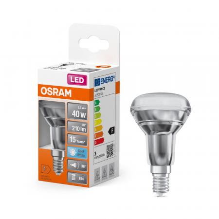 OSRAM E14 LED STAR R50 Reflektor 36° 2,6W wie 40W neutralweißes gerichtetes Licht